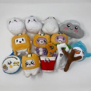 Lankybox mini plush lot - milky, foxy, rocky etc